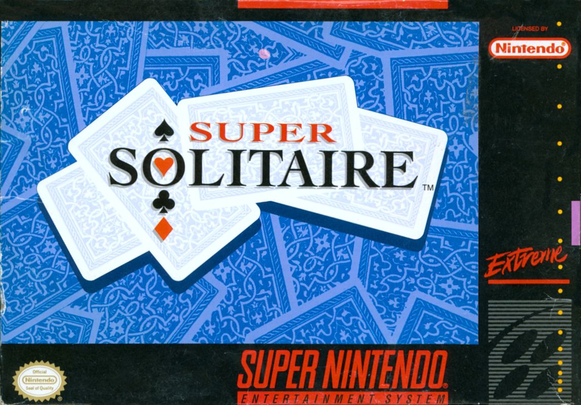 Super Solitaire box art for Super Nintendo
